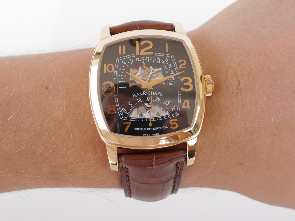 Швейцарський годинник JeanRichard TV Screen Double Retrograde 18K Rose Gold Limited Edition
