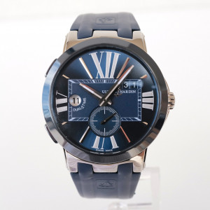 Швейцарський годинник Ulysse Nardin Executive Dual Time Blue Dial