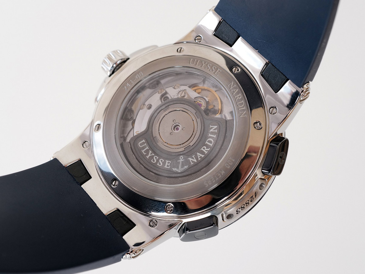 Swiss watch Ulysse Nardin Executive Dual Time Blue Dial