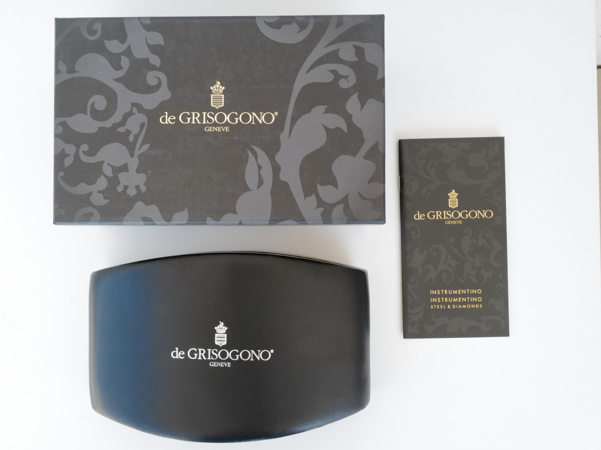 Швейцарские часы De Grisogono Instrumento Uno Grande Seconde 18K Rose Gold Automatic