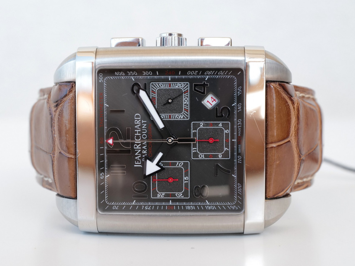 Швейцарський годинник JeanRichard Paramount Square Chronograph