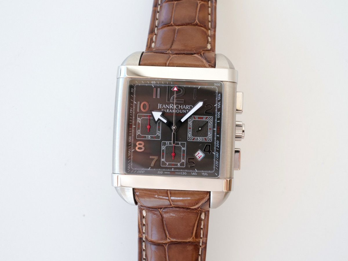 Швейцарський годинник JeanRichard Paramount Square Chronograph