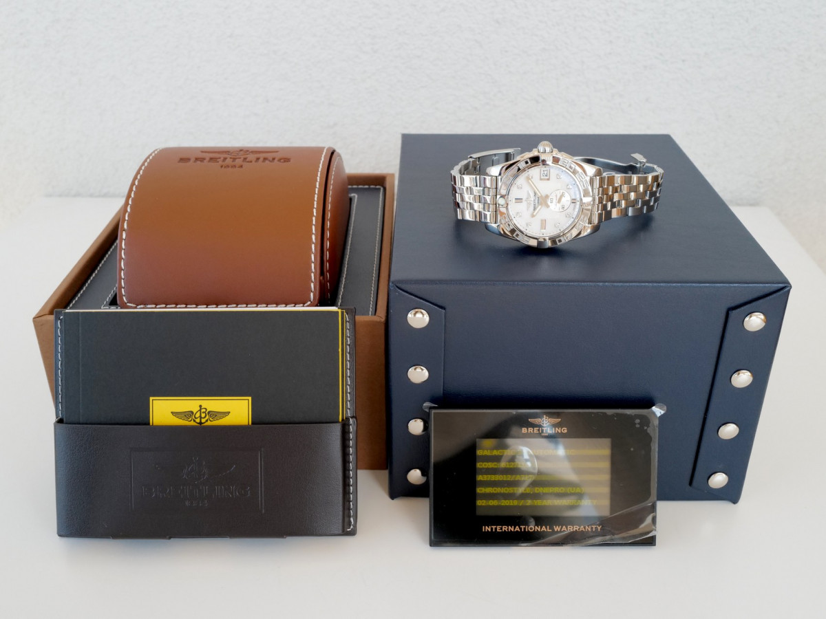 Швейцарские часы Breitling Galactic 36 Automatic MOP Diamond Dial