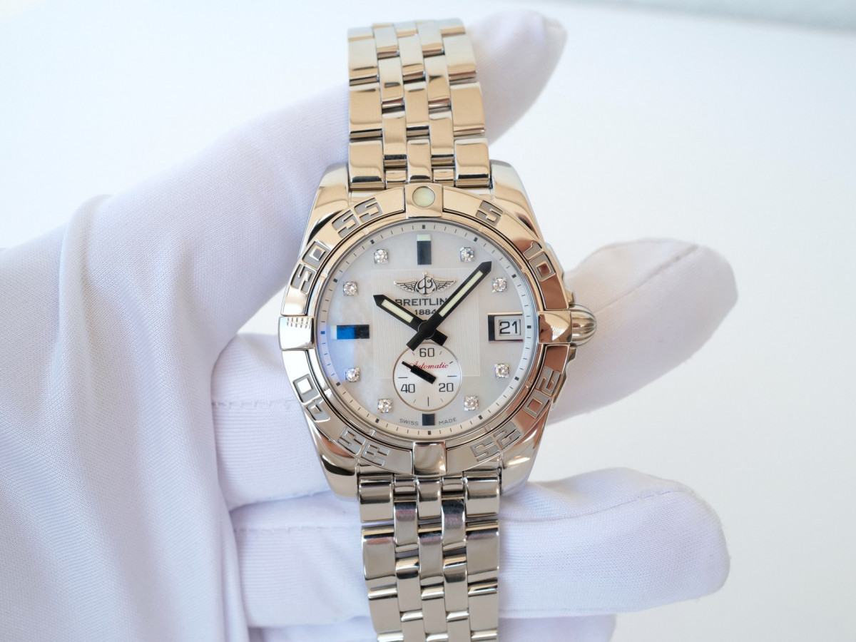 Швейцарские часы Breitling Galactic 36 Automatic MOP Diamond Dial