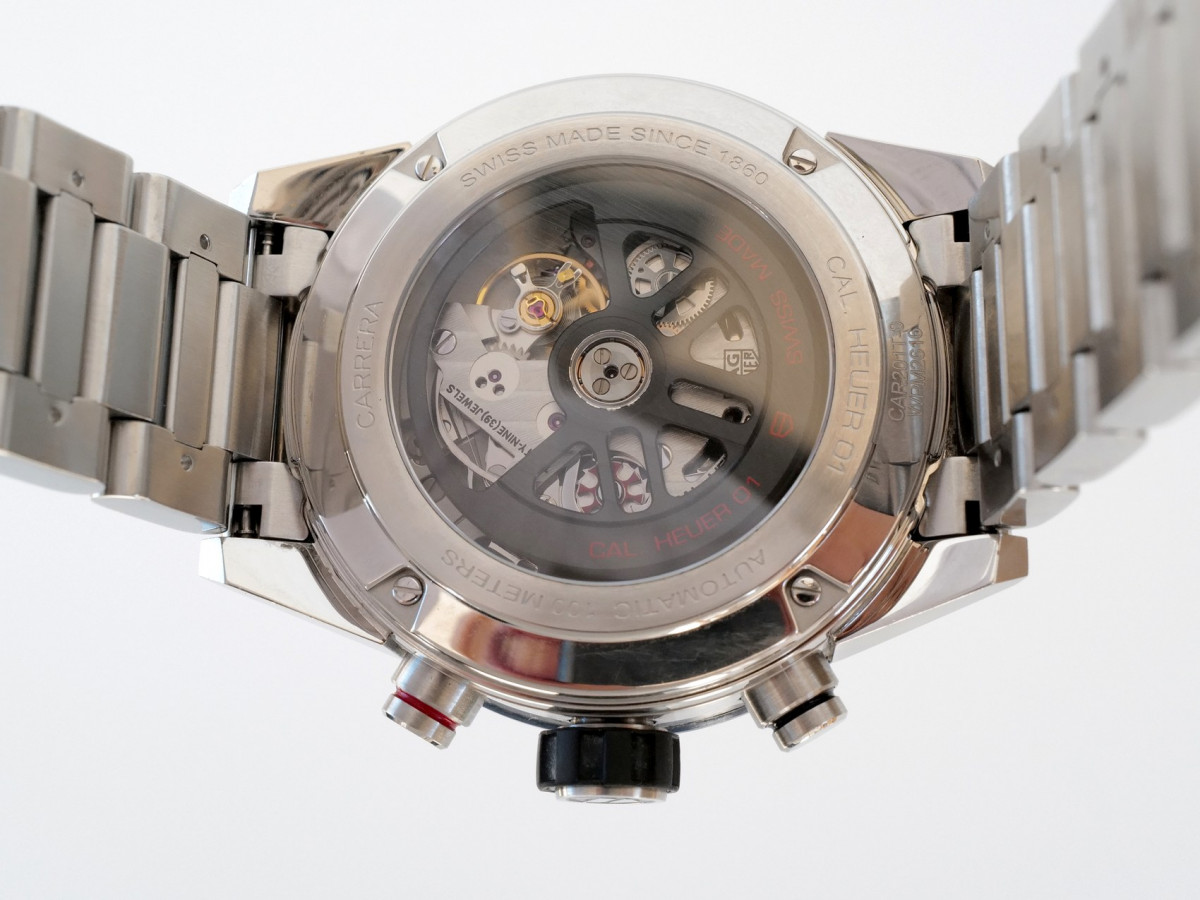 Швейцарський годинник TAG Heuer Carrera Calibre HEUER 01 Blue Ceramic Skeleton