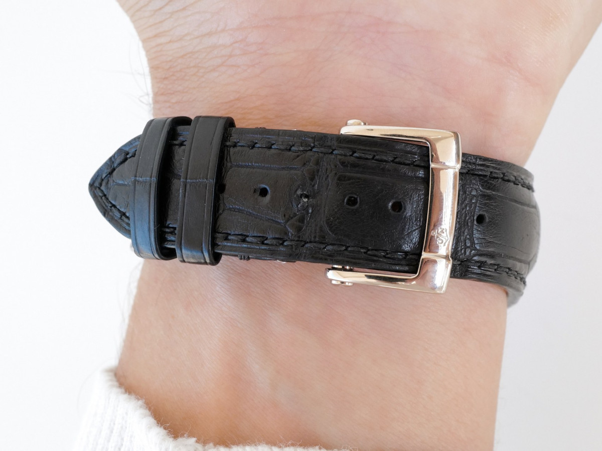 Швейцарський годинник Ulysse Nardin Classic Quadrato Dual Time GMT Perpetual Calendar 18K White Gold