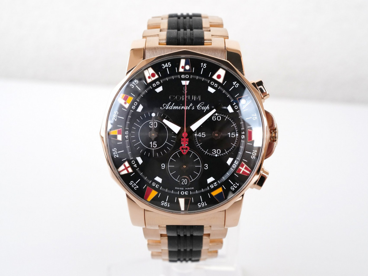 Швейцарський годинник Corum Admiral's Cup Chronograph 18K Rose Gold