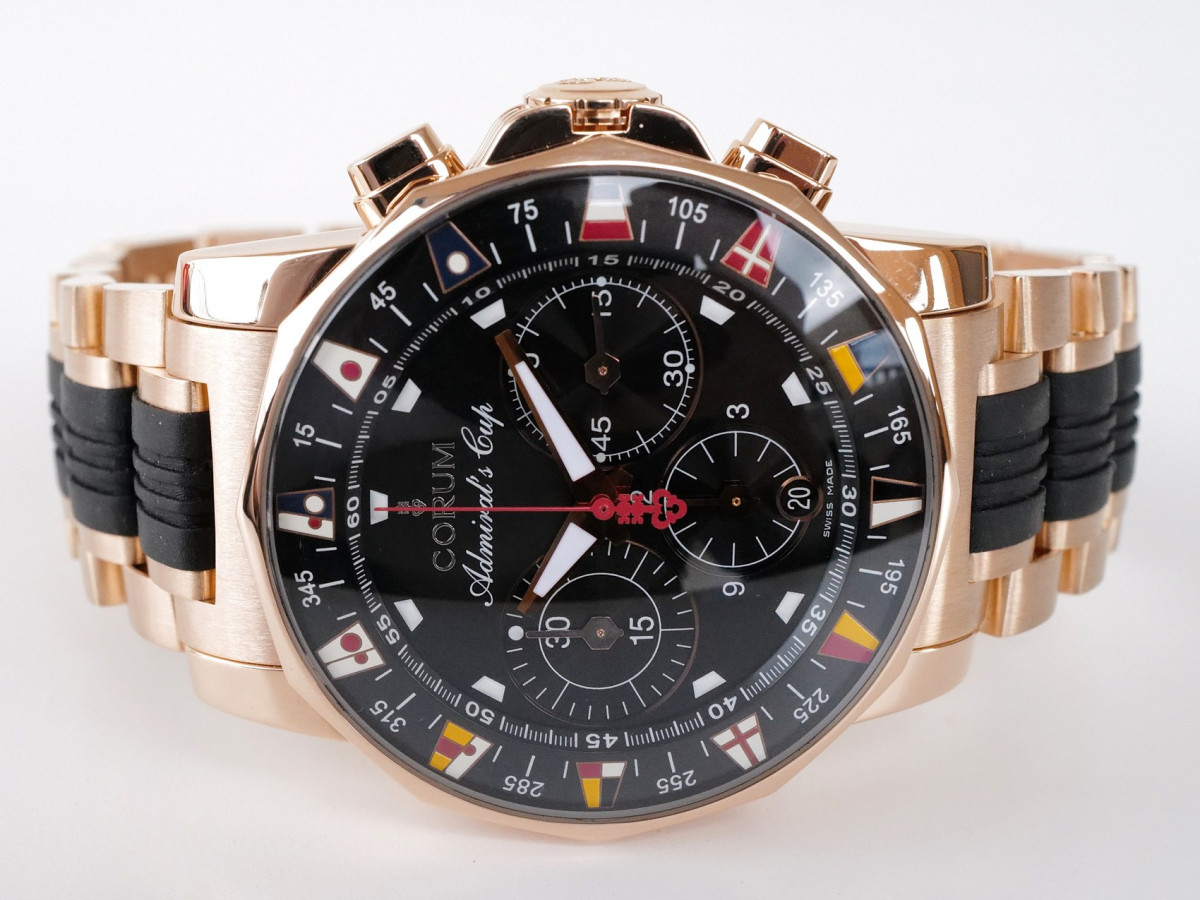 Швейцарський годинник Corum Admiral's Cup Chronograph 18K Rose Gold
