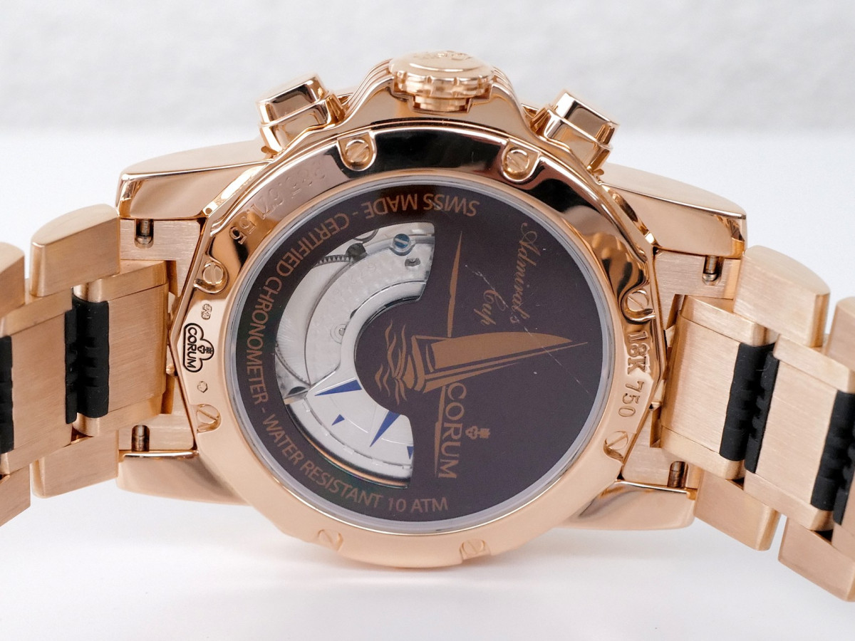 Швейцарський годинник Corum Admiral's Cup Chronograph 18K Rose Gold
