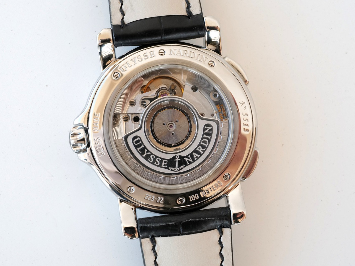 Швейцарские часы Ulysse Nardin San Marco Lady Dual Time GMT Diamond MOP Dial