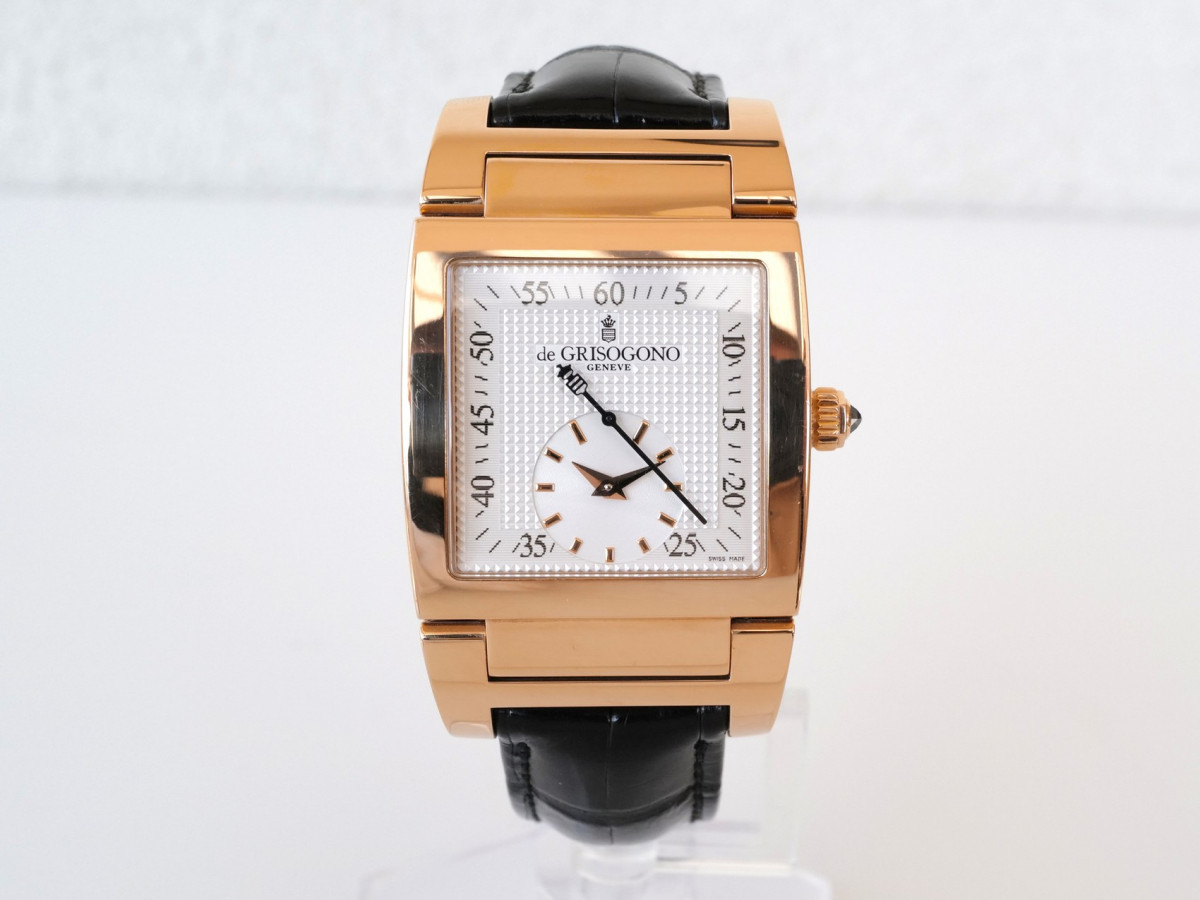 Швейцарський годинник De Grisogono Instrumento Uno Grande Seconde 18K Rose Gold Automatic