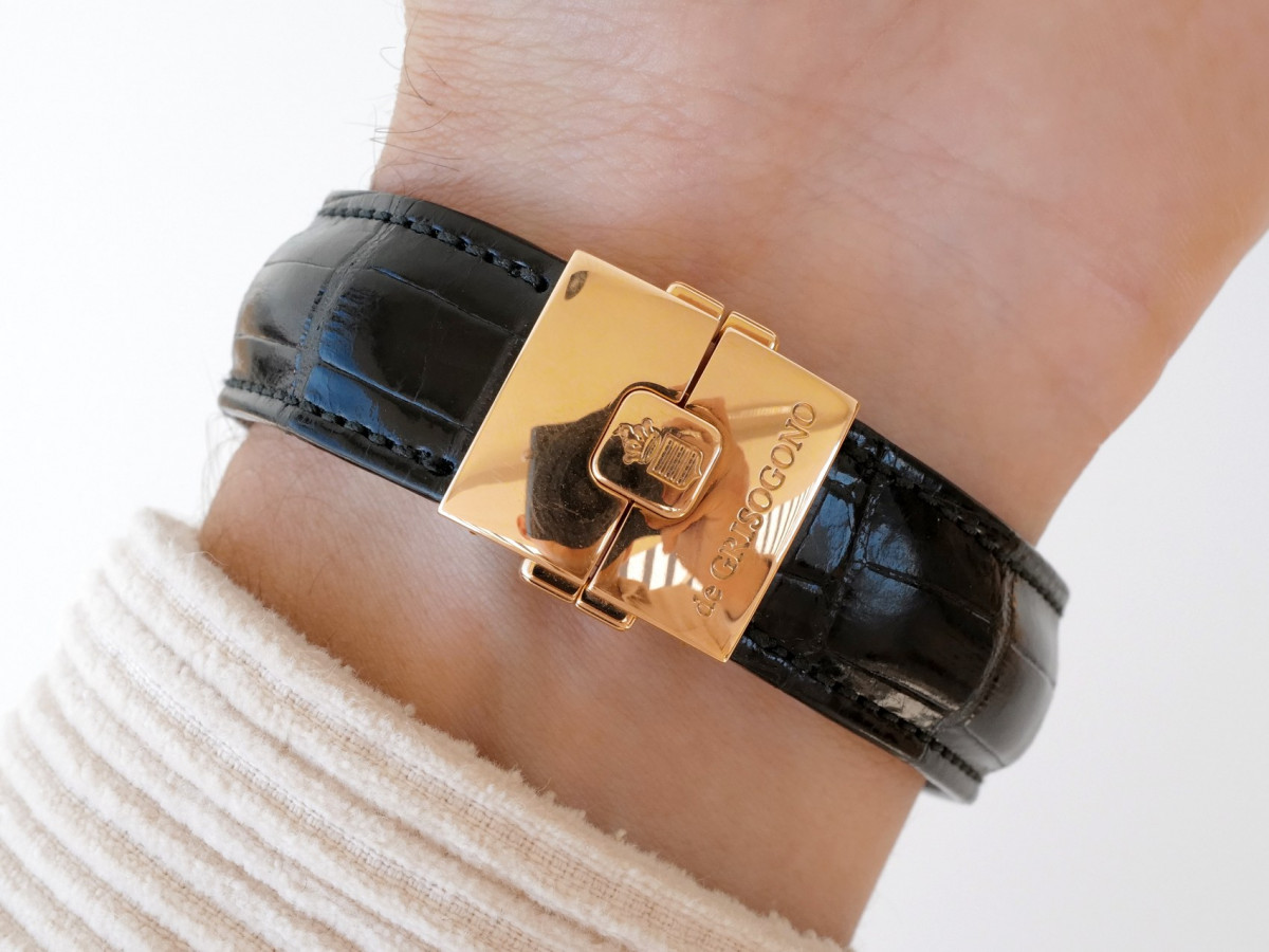 Швейцарський годинник De Grisogono Instrumento Uno Grande Seconde 18K Rose Gold Automatic