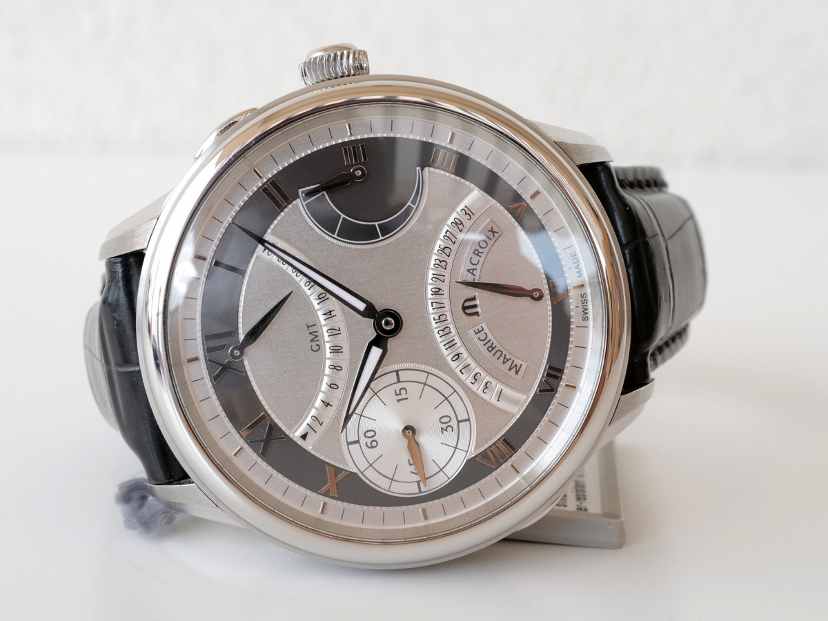 Swiss watch Masterpiece Calendrier Double Retrograde Silver