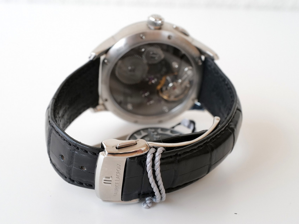 Swiss watch Masterpiece Calendrier Double Retrograde Silver