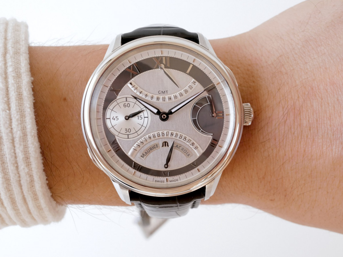 Swiss watch Masterpiece Calendrier Double Retrograde Silver