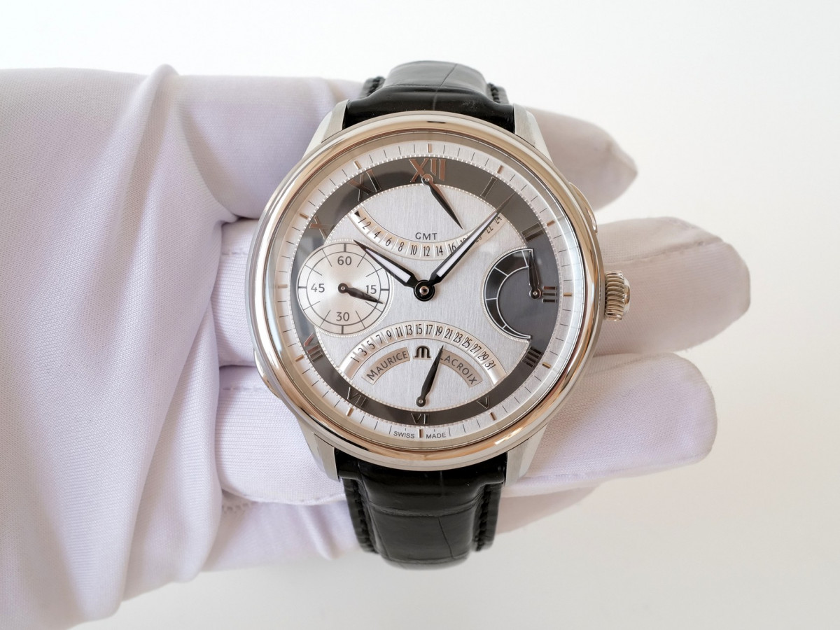 Swiss watch Masterpiece Calendrier Double Retrograde Silver