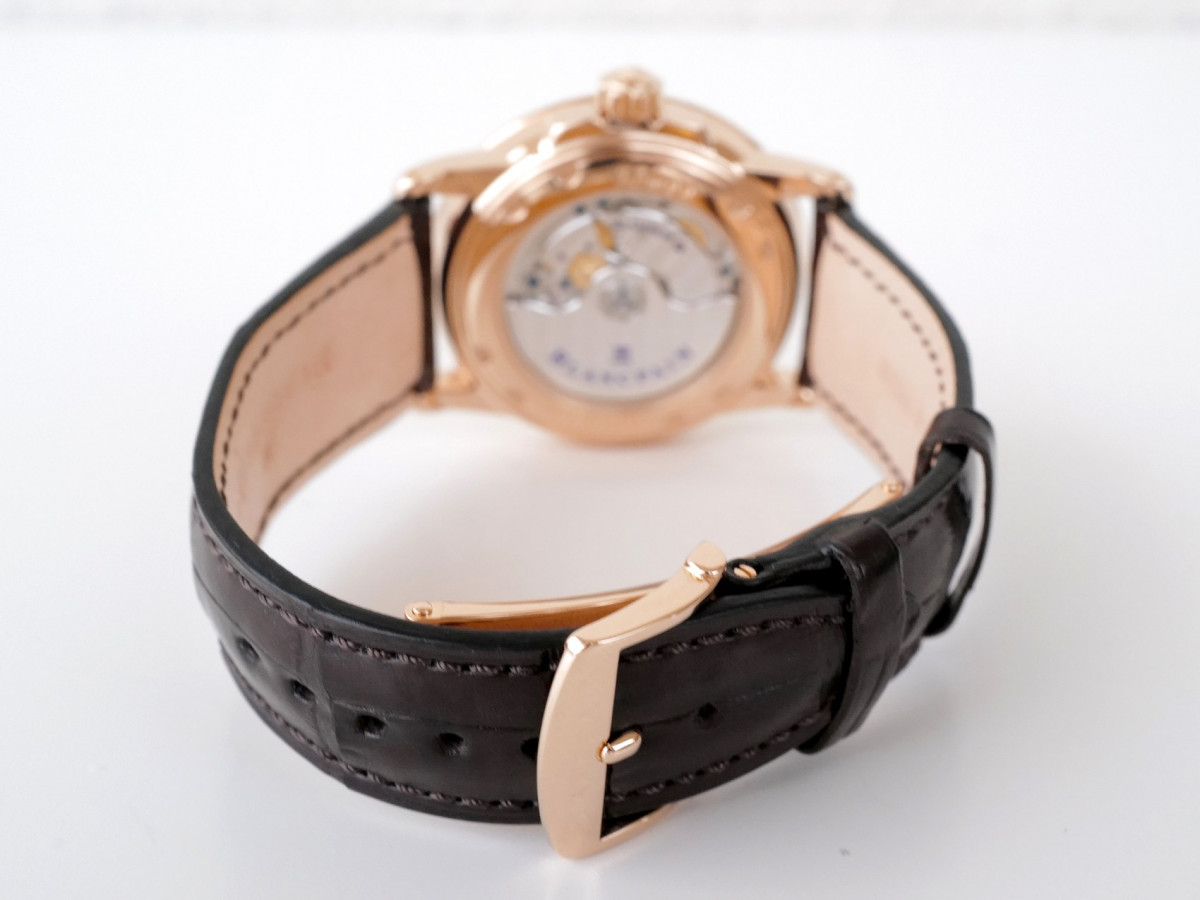 Швейцарський годинник Blancpain Leman Hommes Dual Time Zone 18K Rose Gold