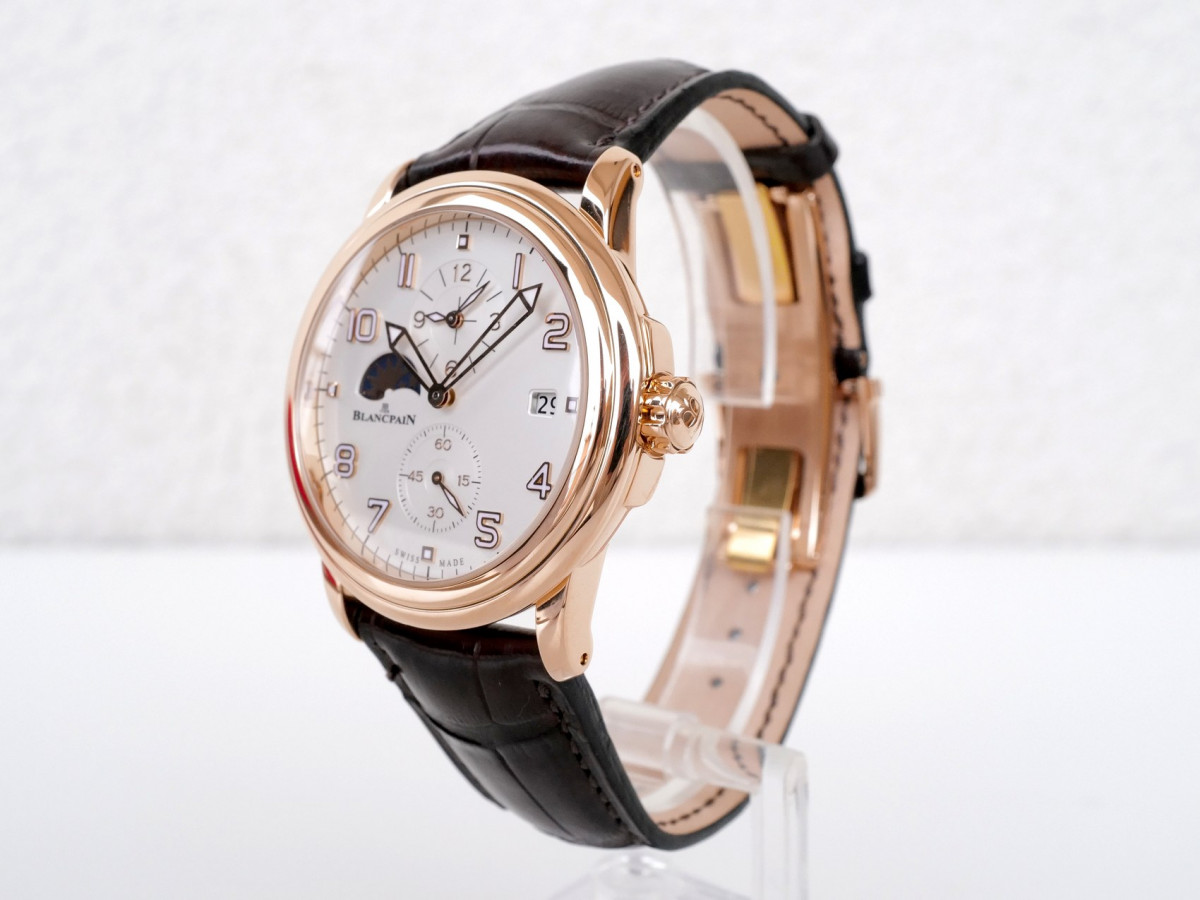 Швейцарський годинник Blancpain Leman Hommes Dual Time Zone 18K Rose Gold