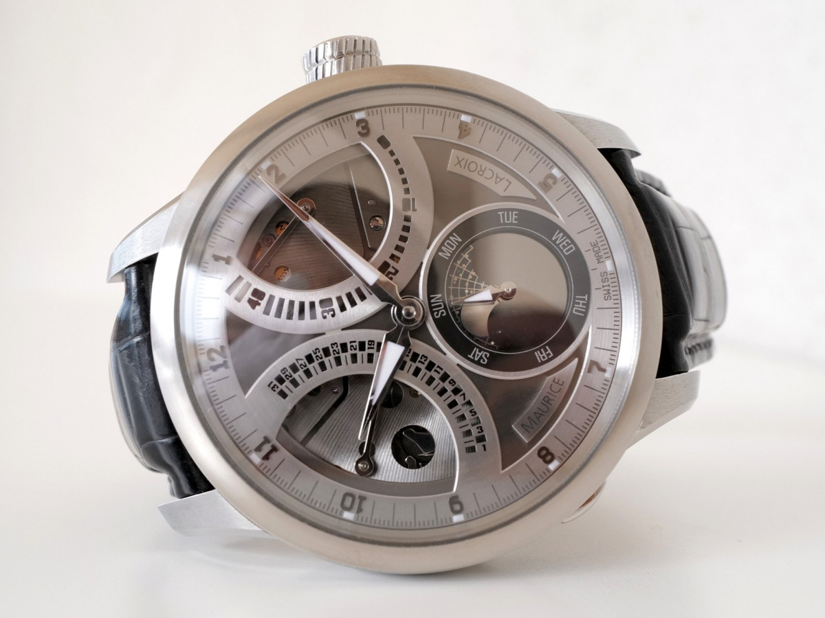 Swiss watch Masterpiece Lune Retrograde Limited Edition Skeleton Manual Wind