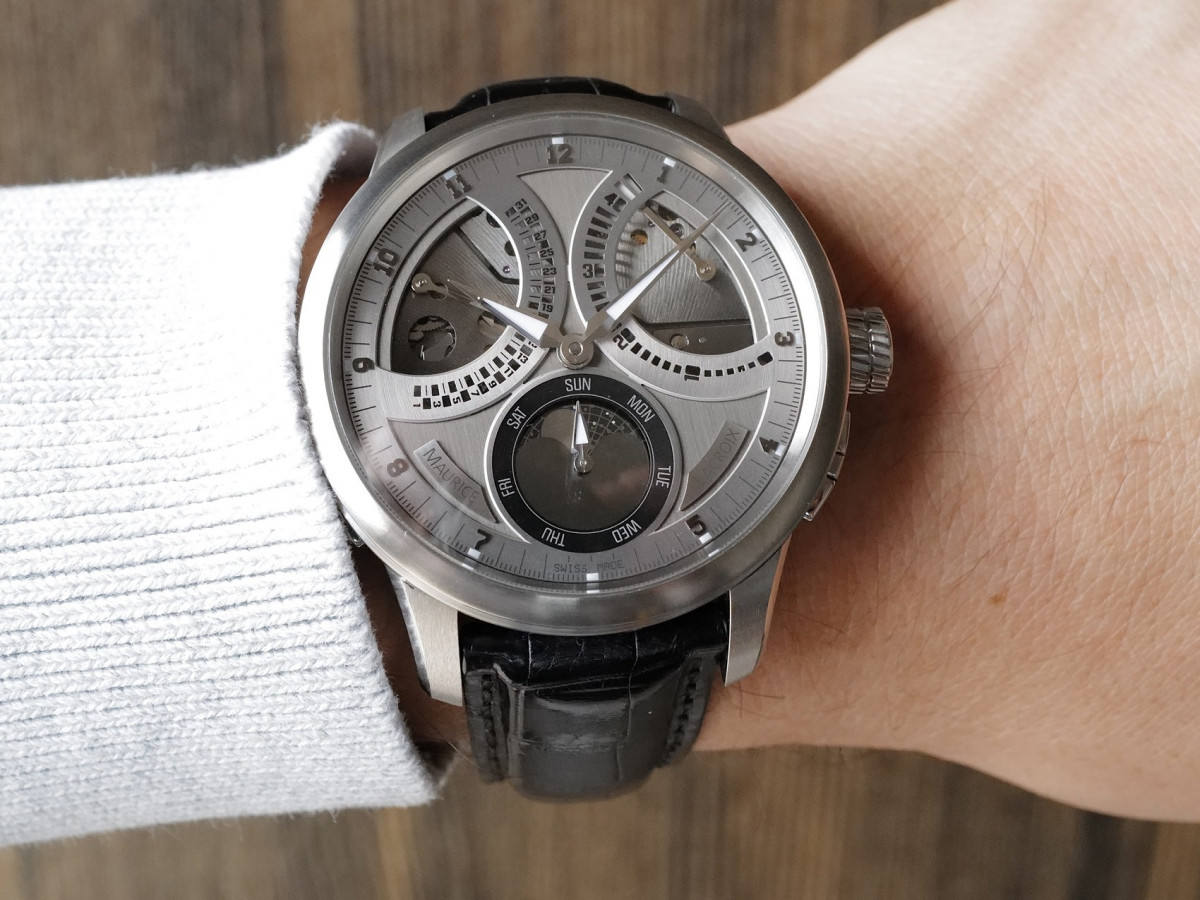 Swiss watch Masterpiece Lune Retrograde Limited Edition Skeleton Manual Wind