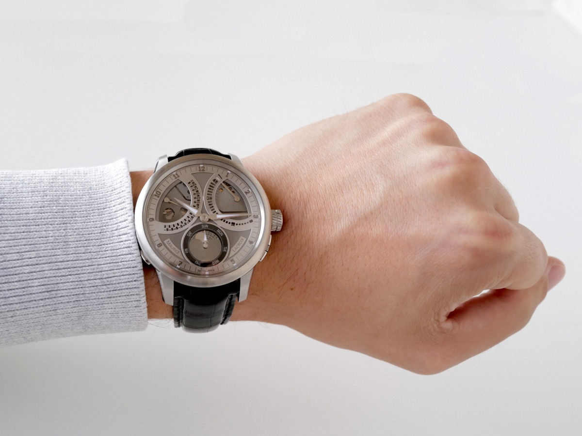 Swiss watch Masterpiece Lune Retrograde Limited Edition Skeleton Manual Wind