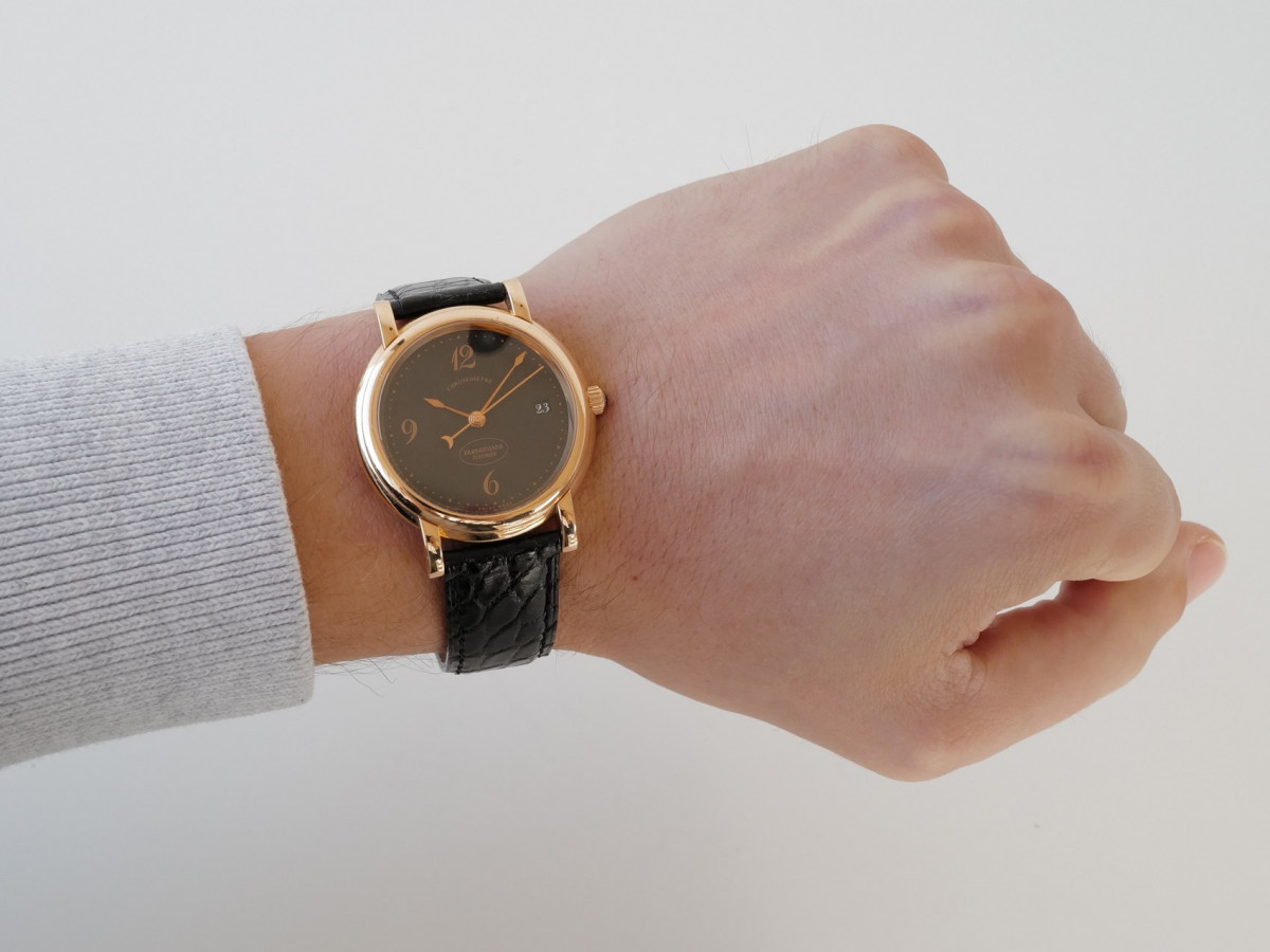 Швейцарський годинник Parmigiani Fleurier Basica 18K Rose Gold Chronometer