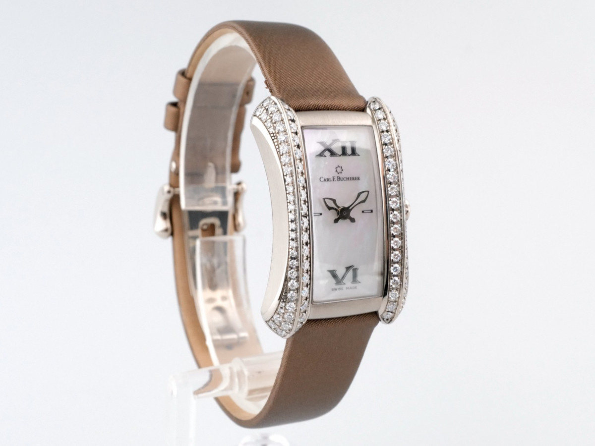 Швейцарський годинник Carl F. Bucherer Alacria Midi 18K White Gold Diamonds