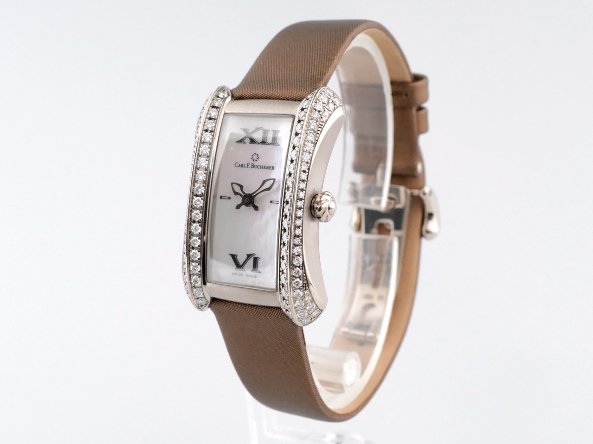 Швейцарський годинник Carl F. Bucherer Alacria Midi 18K White Gold Diamonds