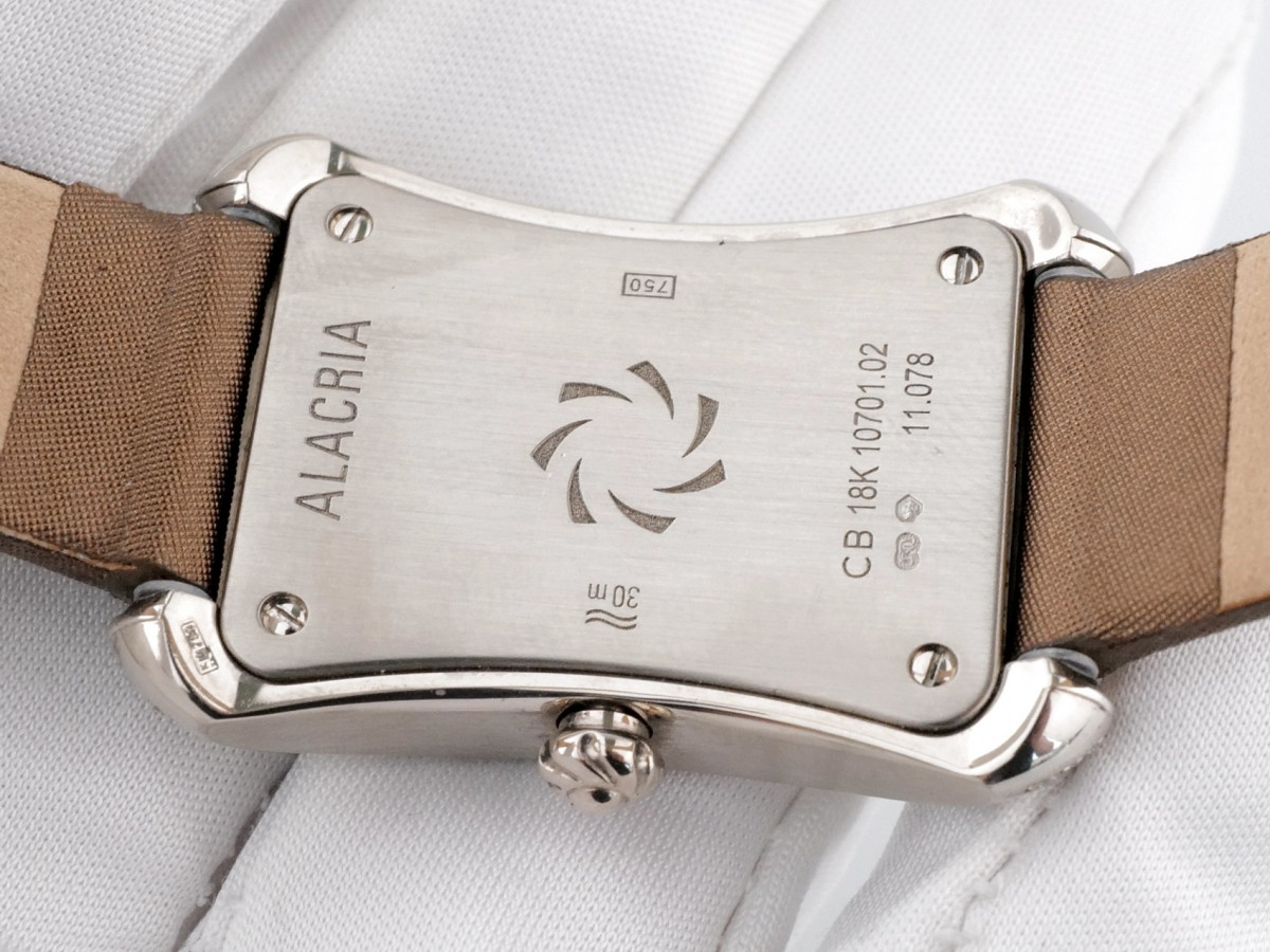 Швейцарський годинник Carl F. Bucherer Alacria Midi 18K White Gold Diamonds