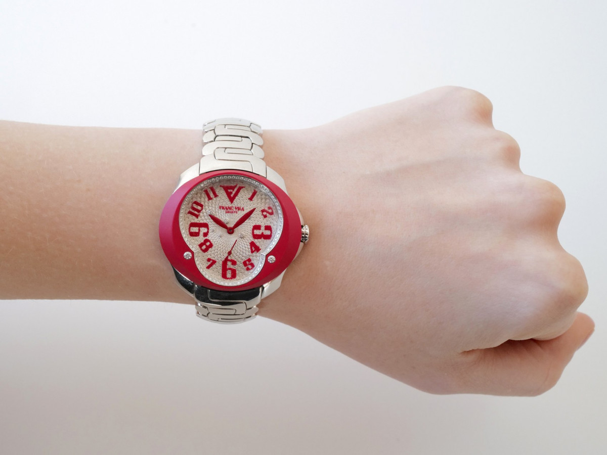 Швейцарские часы Franc Vila Collection Tribute In Colors Red Diamonds
