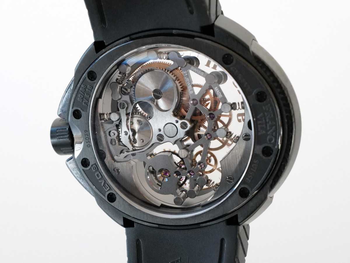 Швейцарские часы Franc Vila Evos Cobra Suspended Skeleton 18K Rose Gold Carbon Titanium Limited Edition