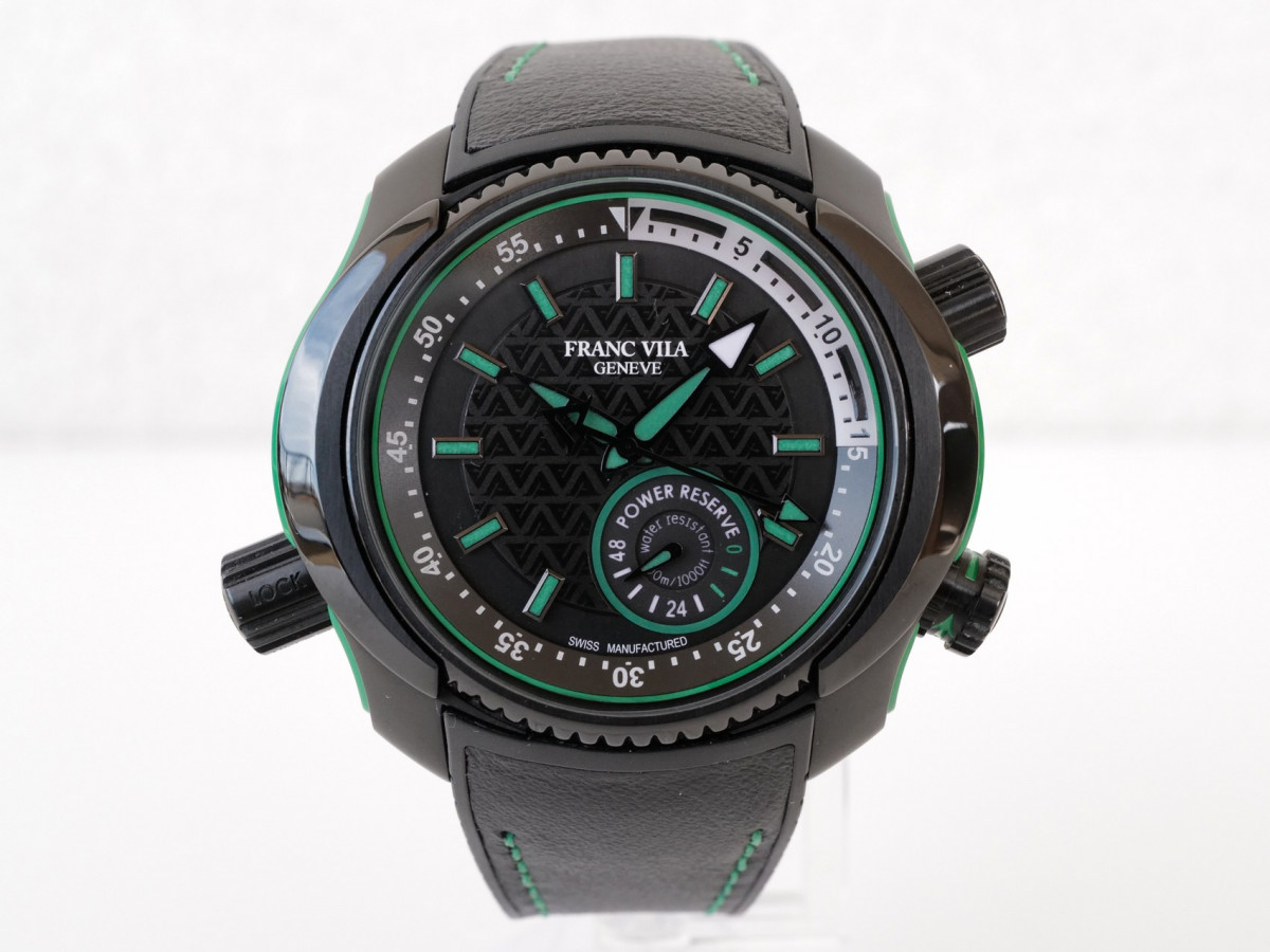 Швейцарские часы Franc Vila Intrepido Diver Superligero Green Titanium Limited Edition