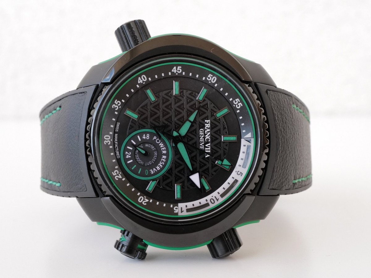 Швейцарские часы Franc Vila Intrepido Diver Superligero Green Titanium Limited Edition