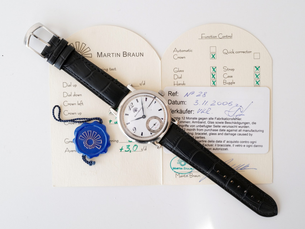 Швейцарський годинник Martin Braun Classic Collection Grande Blue Limited Edition