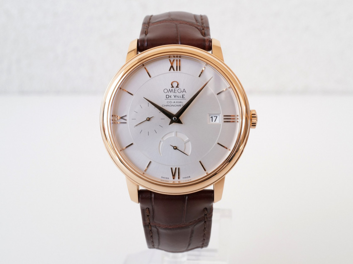 Швейцарские часы Omega De Ville Prestige Power Reserve 18K Rose Gold