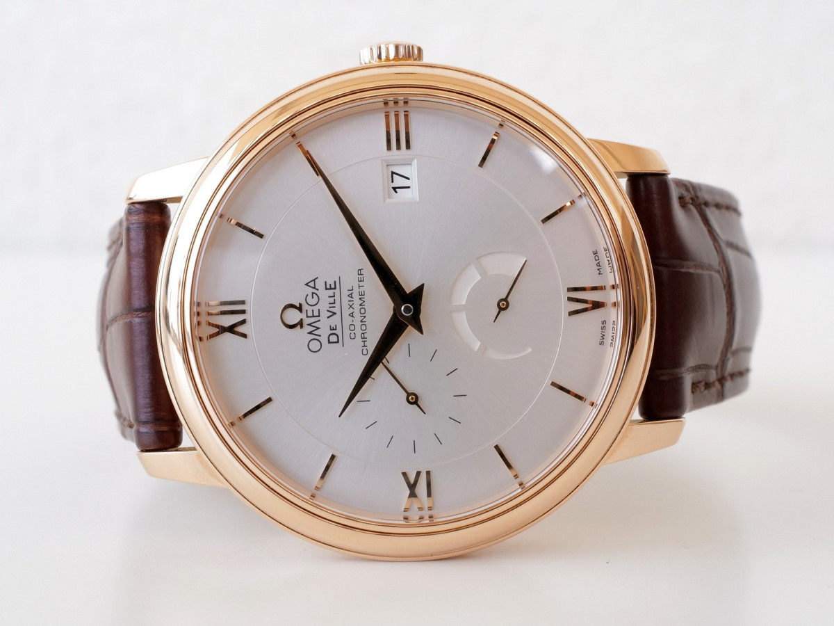 Швейцарские часы Omega De Ville Prestige Power Reserve 18K Rose Gold