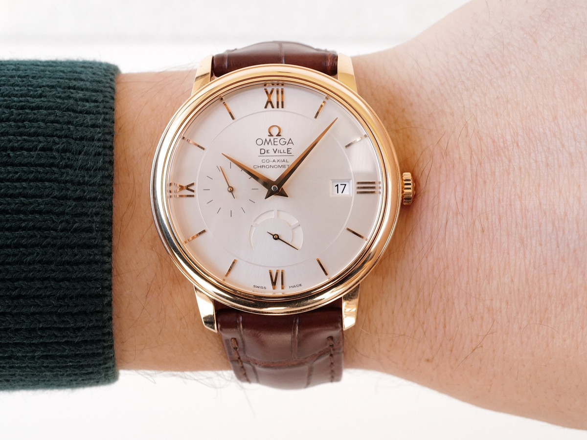 Швейцарские часы Omega De Ville Prestige Power Reserve 18K Rose Gold
