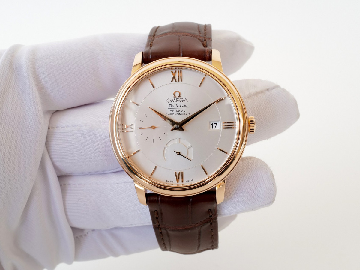 Швейцарские часы Omega De Ville Prestige Power Reserve 18K Rose Gold