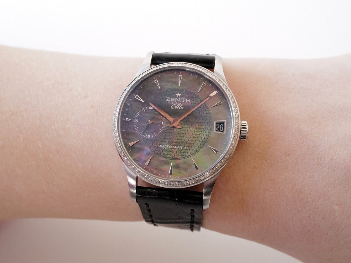 Швейцарський годинник Zenith Heritage Class Elite Lady Diamonds MOP Dial