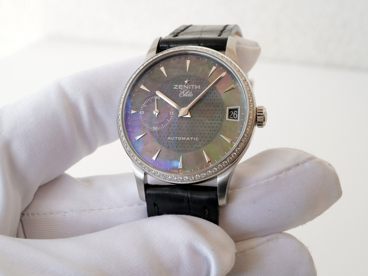Швейцарський годинник Zenith Heritage Class Elite Lady Diamonds MOP Dial