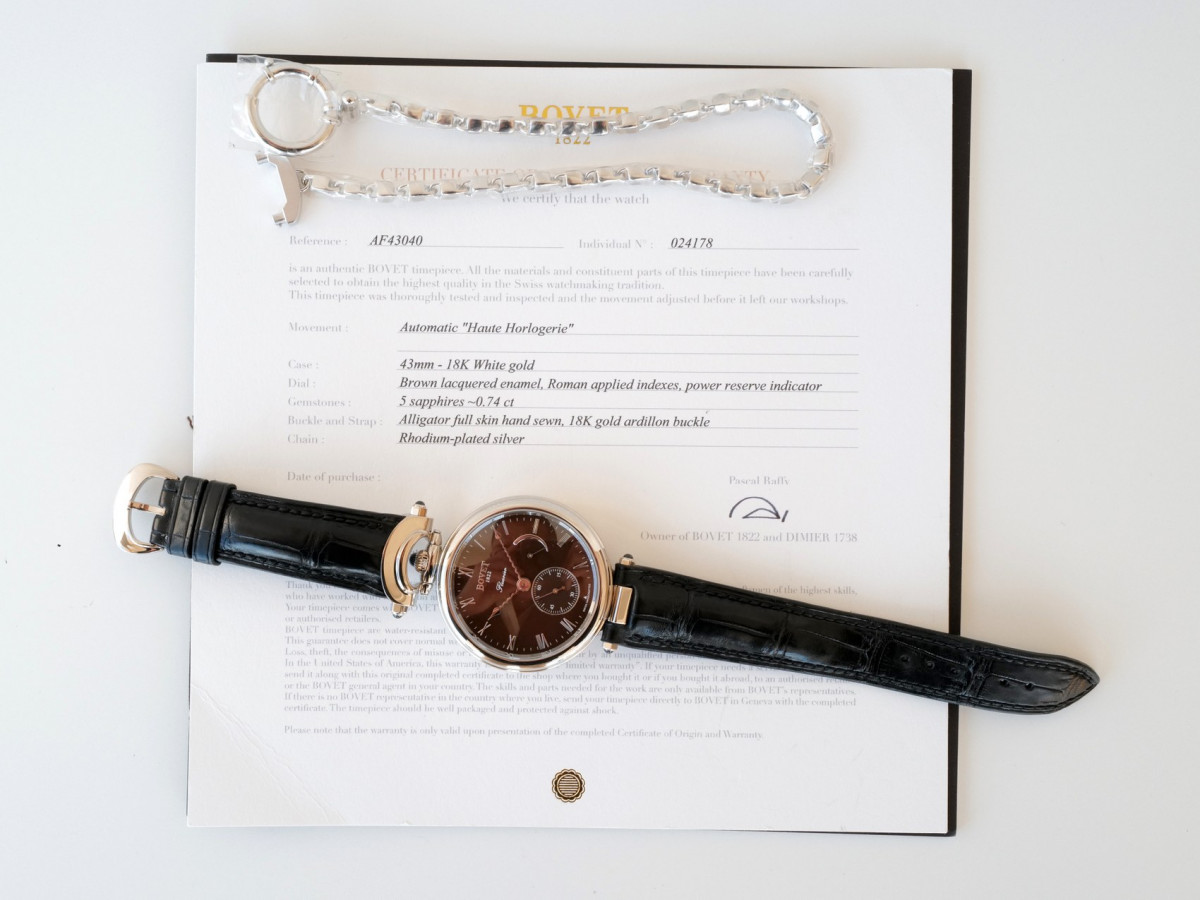 Швейцарський годинник Bovet Amadeo Fleurier 18K White Gold