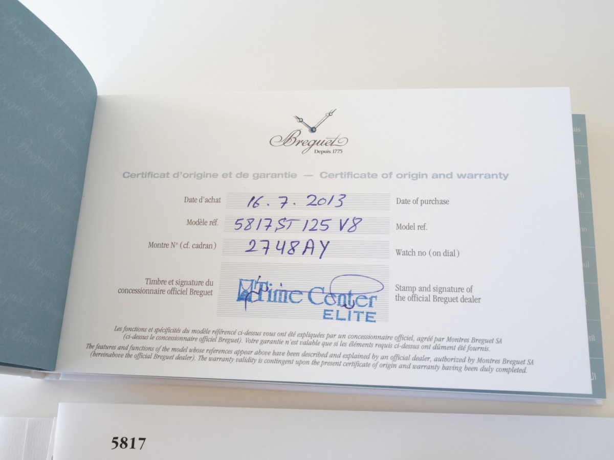 Швейцарские часы Breguet Marine Big Date