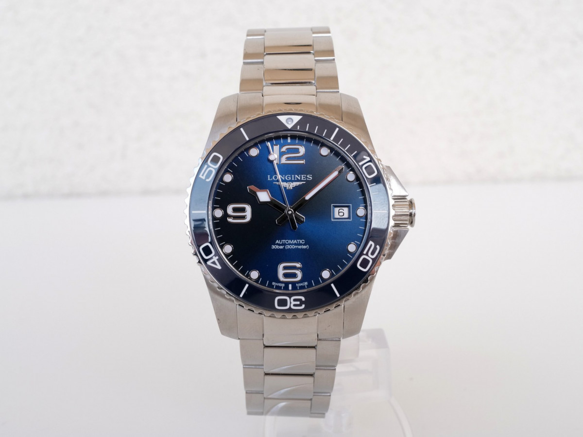 Швейцарские часы Longines Hydroconquest Ceramic Blue Dial Automatic