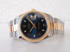 Швейцарський годинник Rolex Oyster Perpetual Date 34 Steel Gold Blue Dial