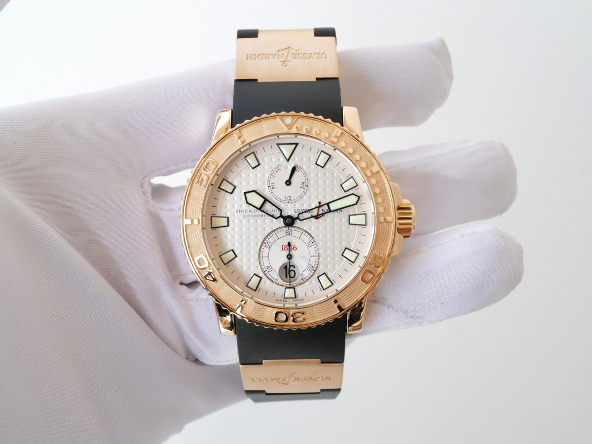 Swiss watch Ulysse Nardin Diver Maxi Marine Chronometer 18K Rose Gold