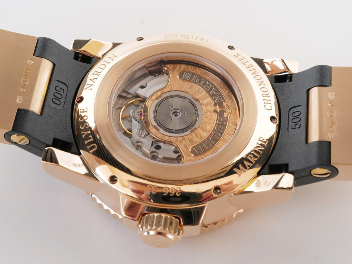 Swiss watch Ulysse Nardin Diver Maxi Marine Chronometer 18K Rose Gold