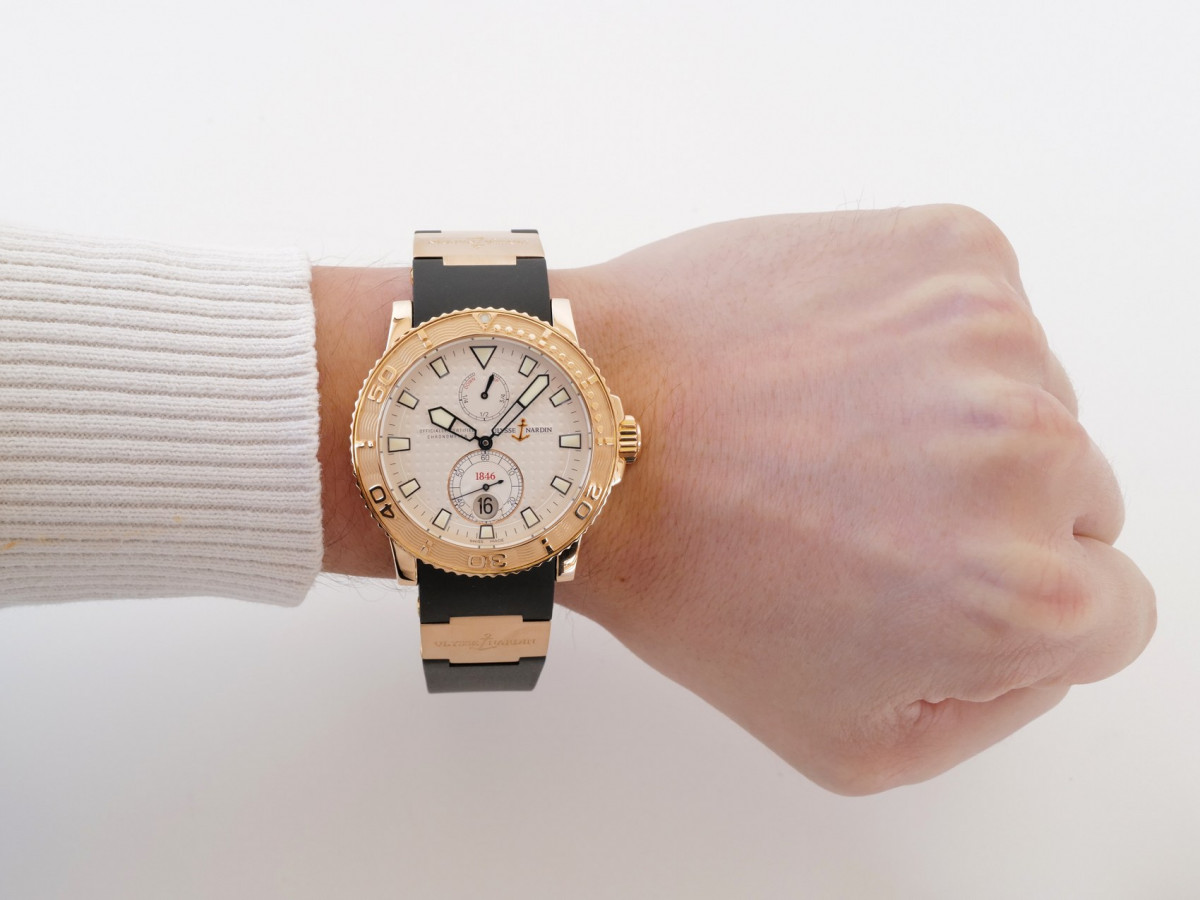 Swiss watch Ulysse Nardin Diver Maxi Marine Chronometer 18K Rose Gold