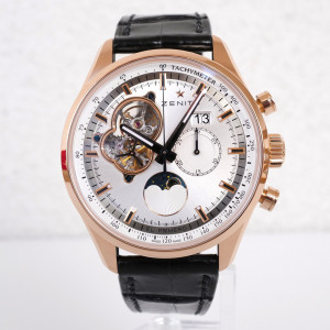Швейцарський годинник Zenith El Primero Chronomaster Open Grande Date Moon SunPhase 18K Rose Gold