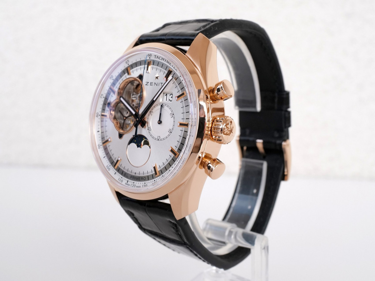 Швейцарський годинник Zenith El Primero Chronomaster Open Grande Date Moon SunPhase 18K Rose Gold