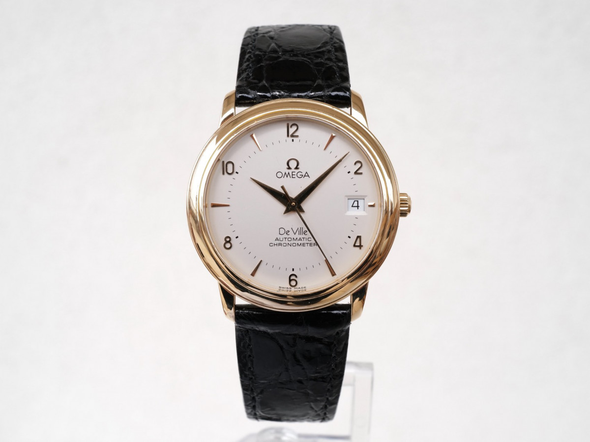 Швейцарские часы Omega De Ville Prestige 18K Yellow Gold Automatic